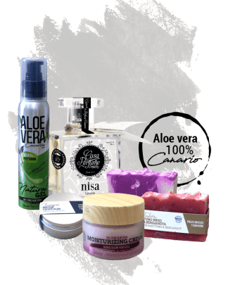 Foto de los productos que componen el pack Aloe Pieles Jóvenes