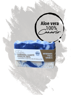 Jabón de Gardenia, Karité y Malva Azul